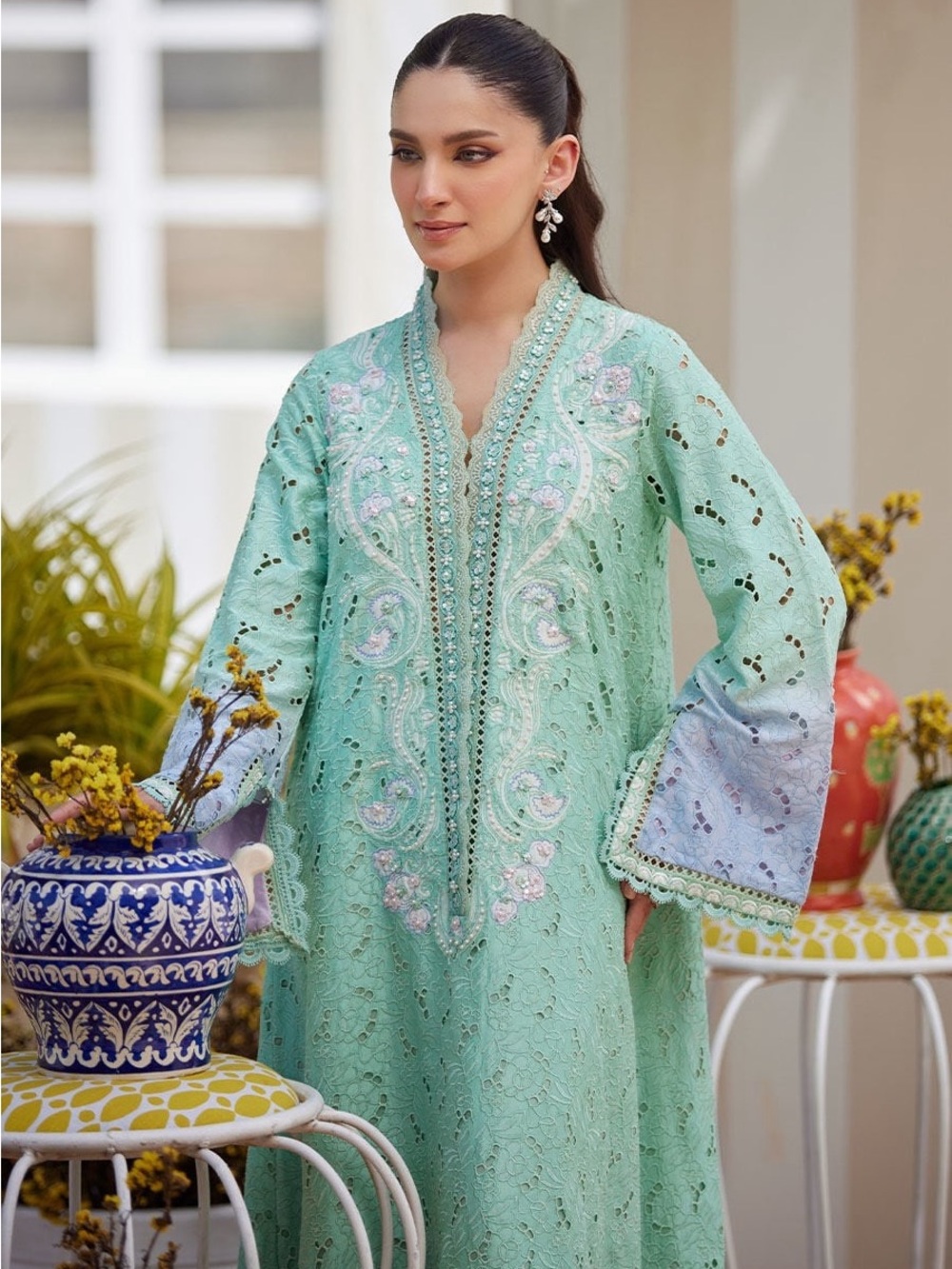 Farah talib aziz small size kaftaan style dress